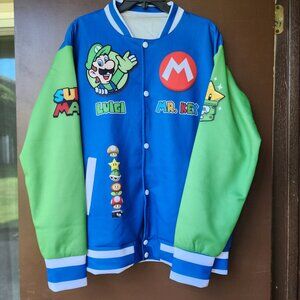 Mario Bomber Baseball Lightweight Jacket XL